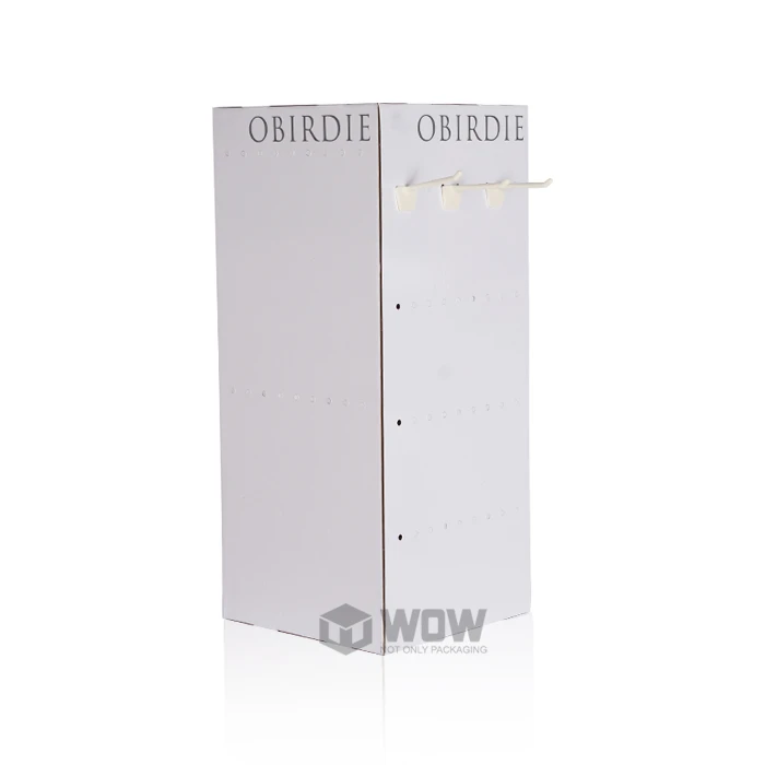 Four-sided hook display rack Four-sided hook display rack