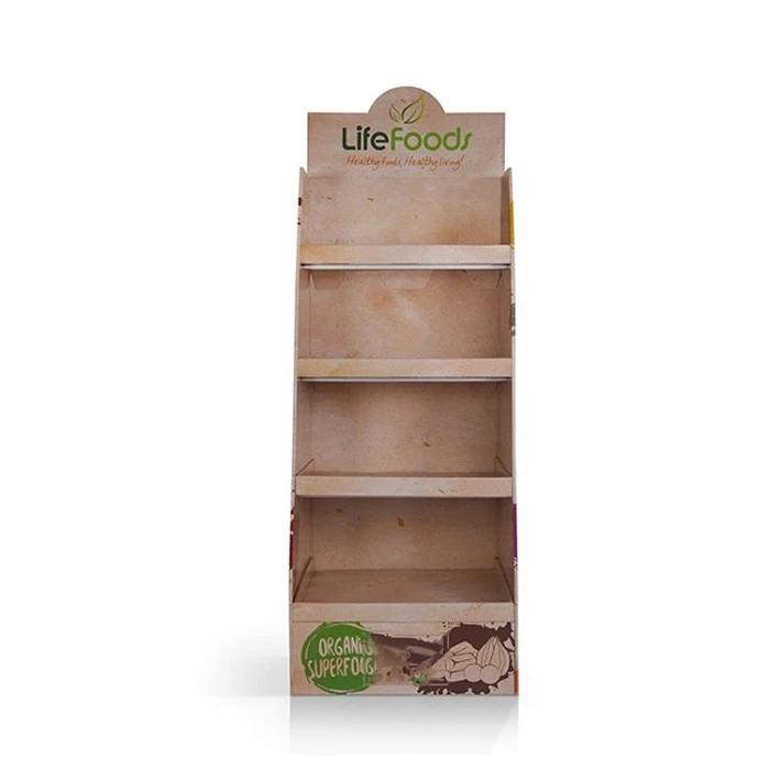 Glossy Lamination Food Display Stand