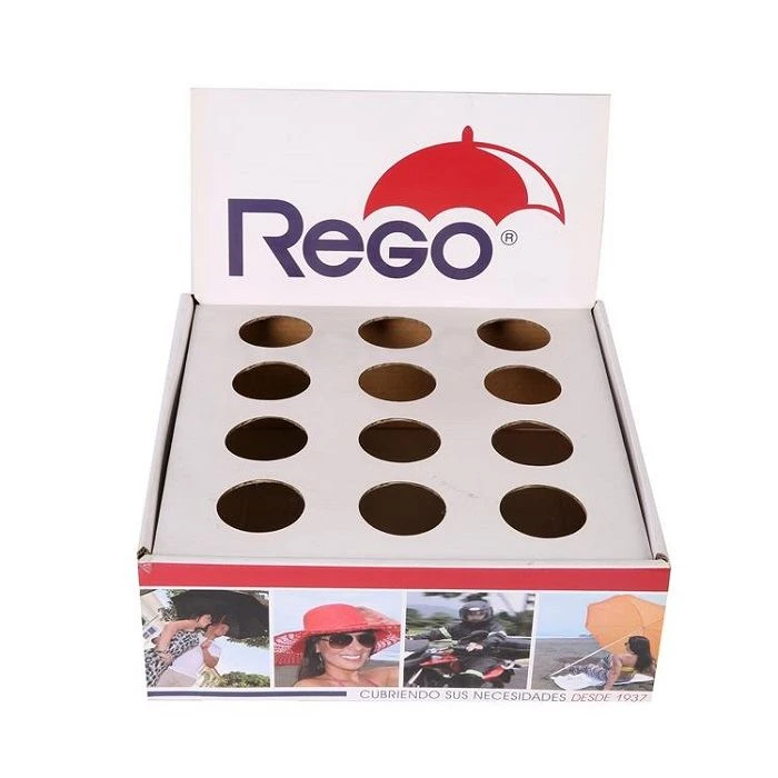 Tabletop Cardboard Umbrella Display